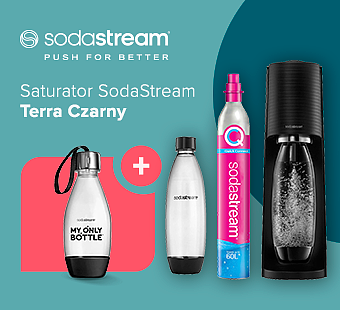 Saturator SodaStream Terra Czarny